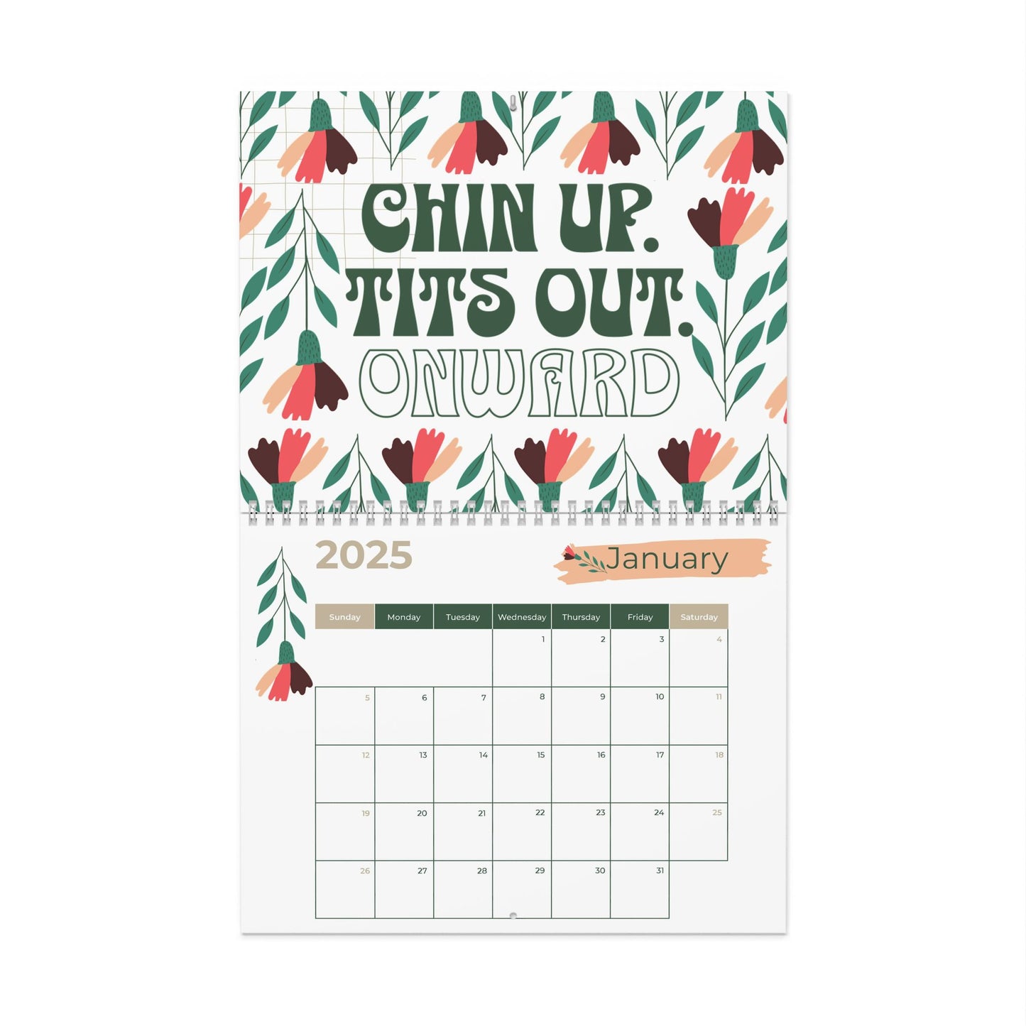 Wall Calendar Swear Affirmations