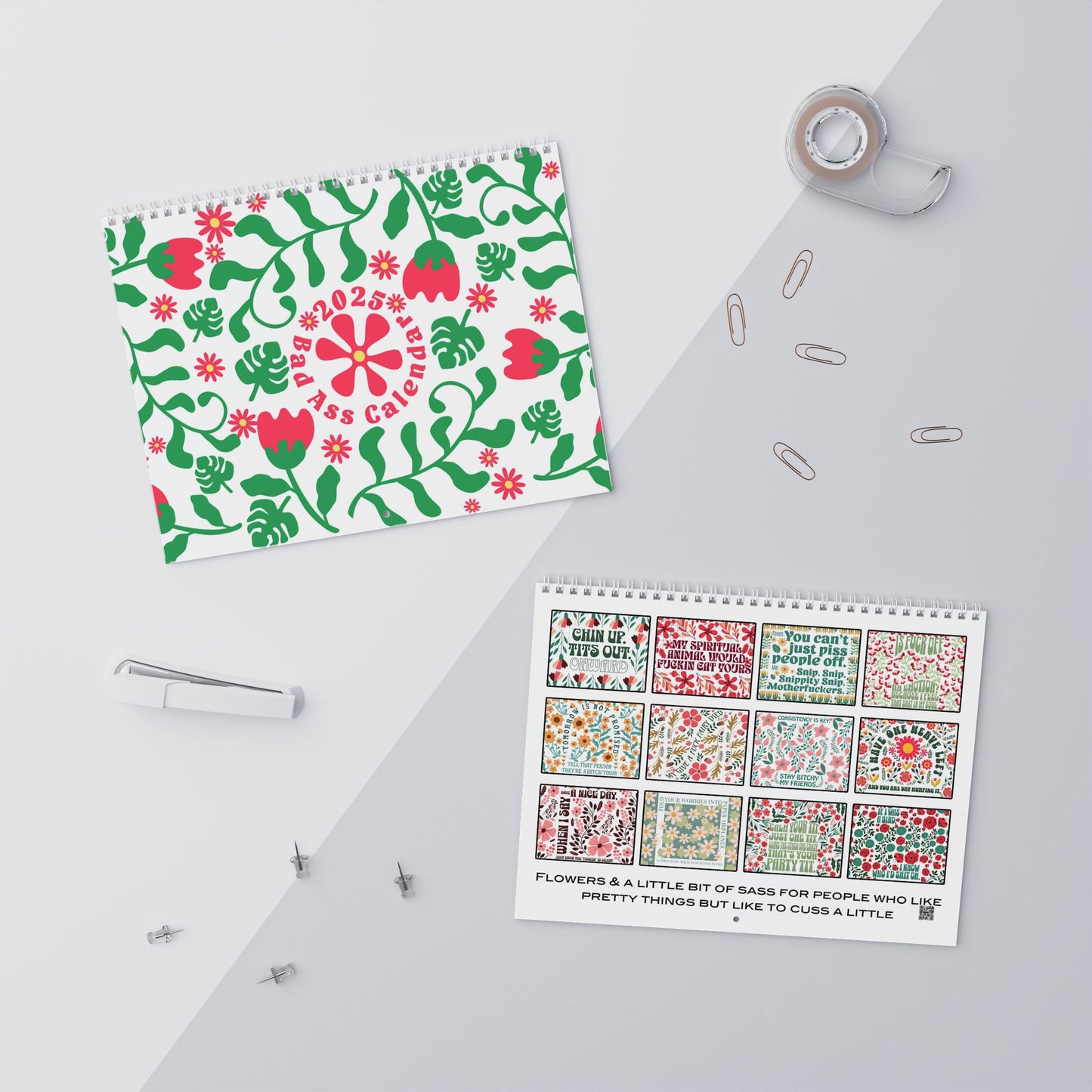 Wall Calendar Swear Affirmations