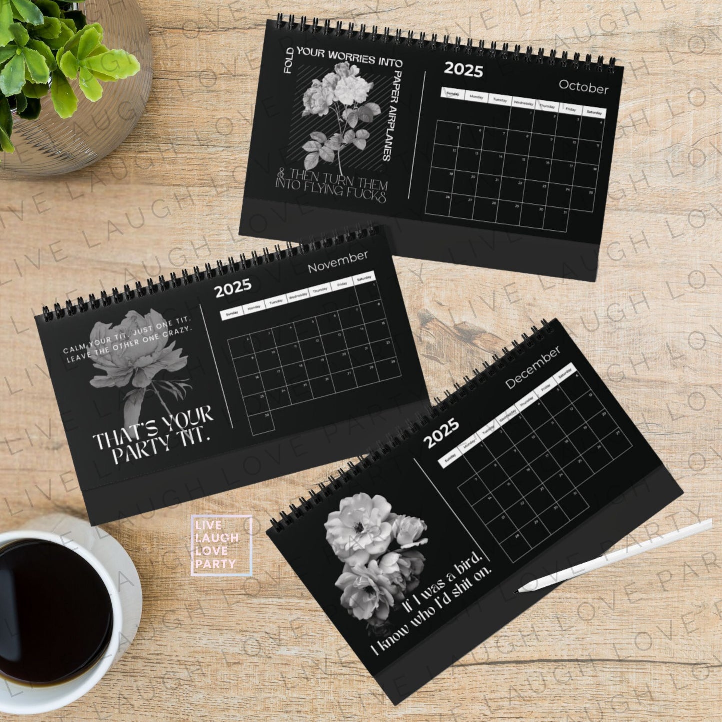 2025 Desk Calendar Full of F*cks