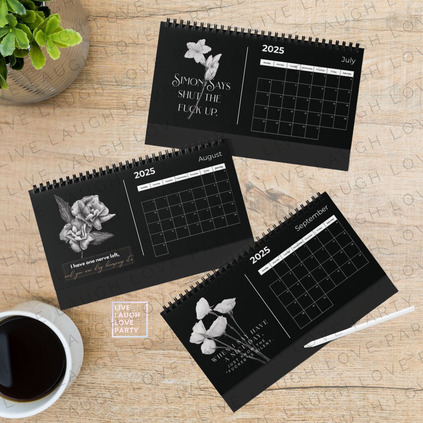 2025 Desk Calendar Full of F*cks