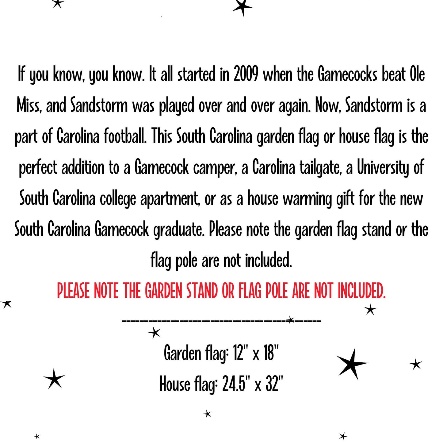 South Carolina Flag, Gamecock, South Carolina Gamecock Decor, Sandstorm, Gamecock Wall Art, Gamecock Decor, Gamecock Football, Carolina