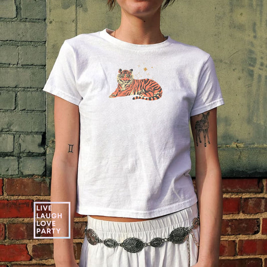 Vintage Tigers 90s Baby Tee