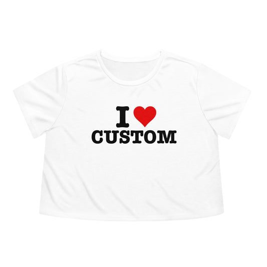 I love custom cropped tee