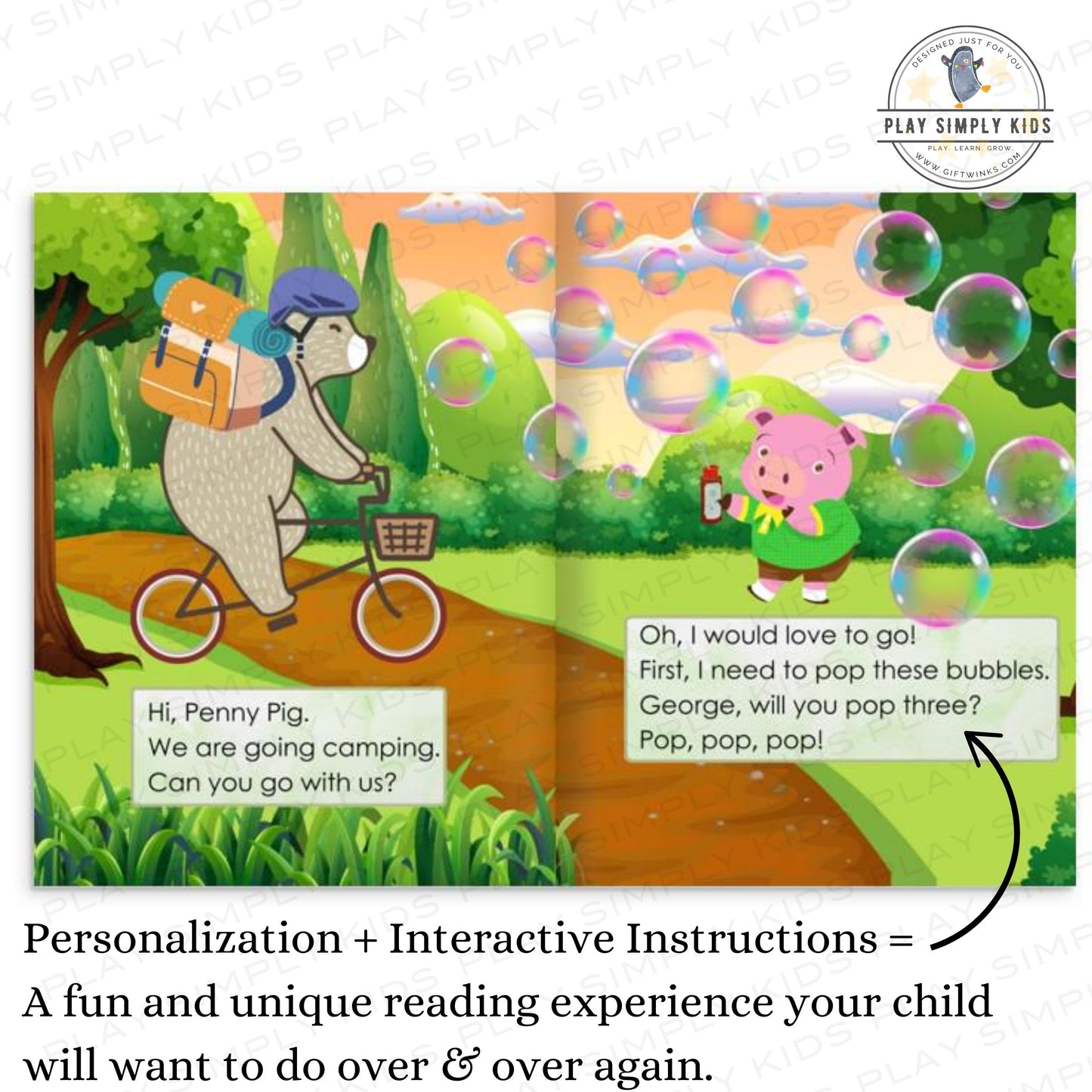 Bubba Bear Personalized Book