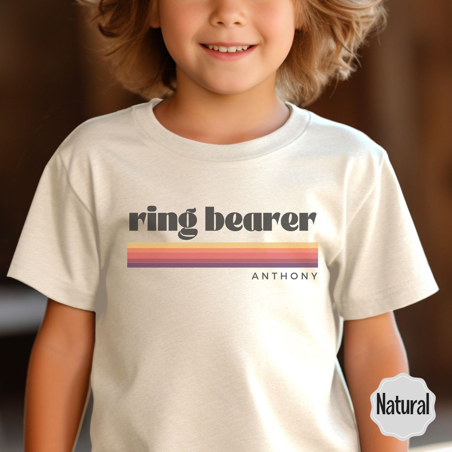 Retro Ring Bearer Tee