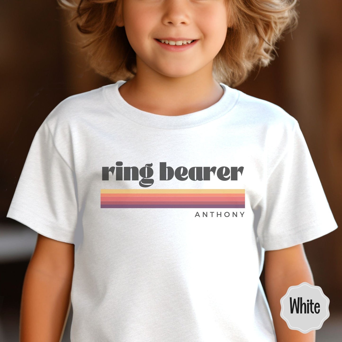 Retro Ring Bearer Tee